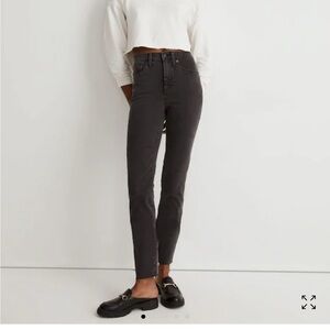 Madewell Women’s Stovepipe Black Jeans